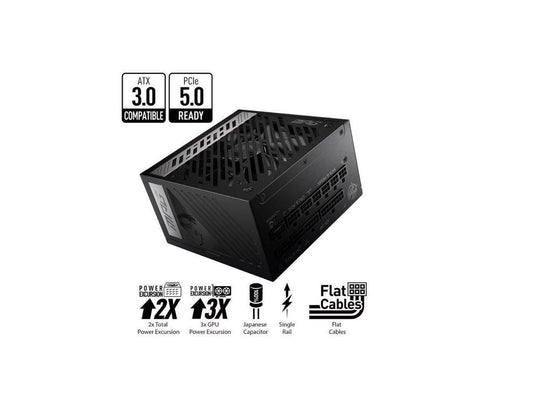 MSI - MPG A1000G PCIE 5.0, 80 GOLD Full Modular Gaming PSU