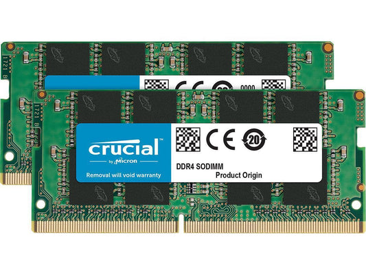 Crucial 16GB (2 x 8GB) 260-Pin DDR4 SO-DIMM DDR4 3200 (PC4 25600) Laptop