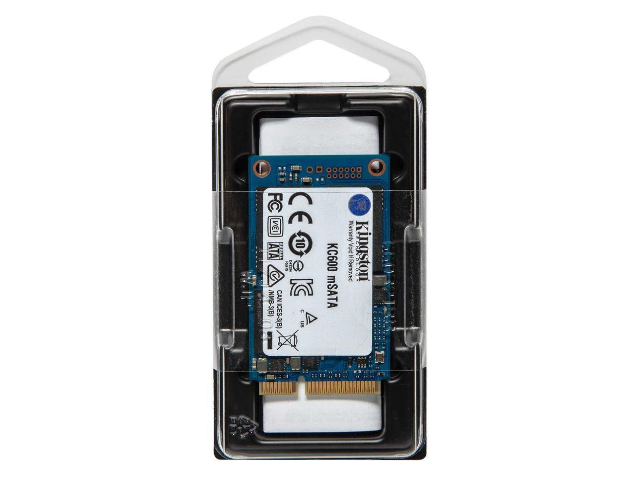 Kingston KC600 256GB MSATA Internal Solid State Drive