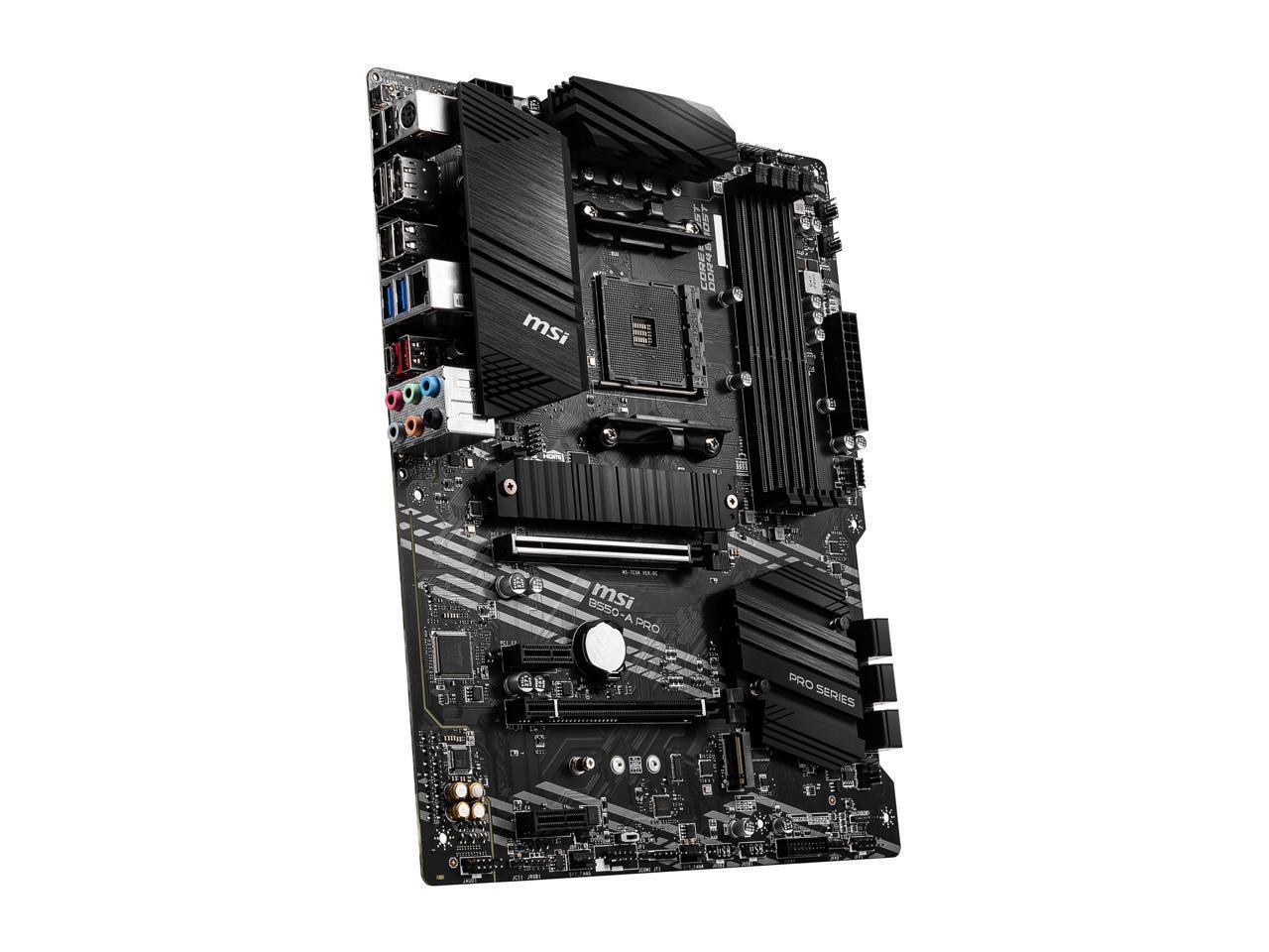 MSI PRO B550-A PRO AM4 AMD B550 SATA 6Gb/s USB 3.0 ATX AMD Motherboard