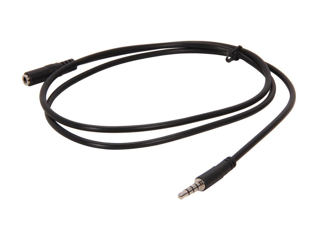 StarTech.com MUHSMF1M 3.5mm 4 Position TRRS Headset Extension Cable