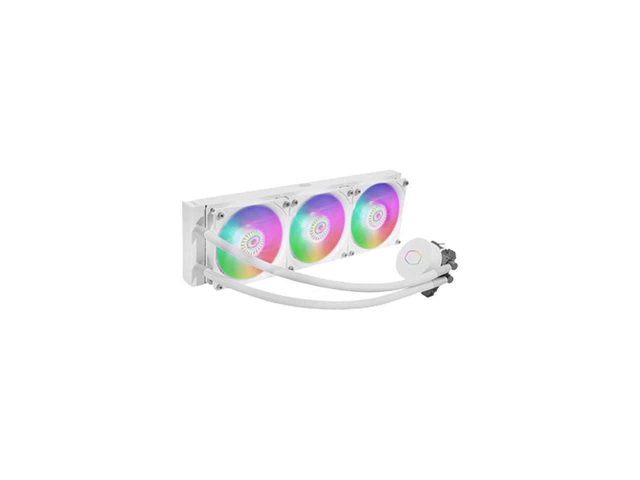 COOLER MASTER MLW-D36M-A18PW-RW Masterliquid ML360L ARGB White Edition V2 Liquid