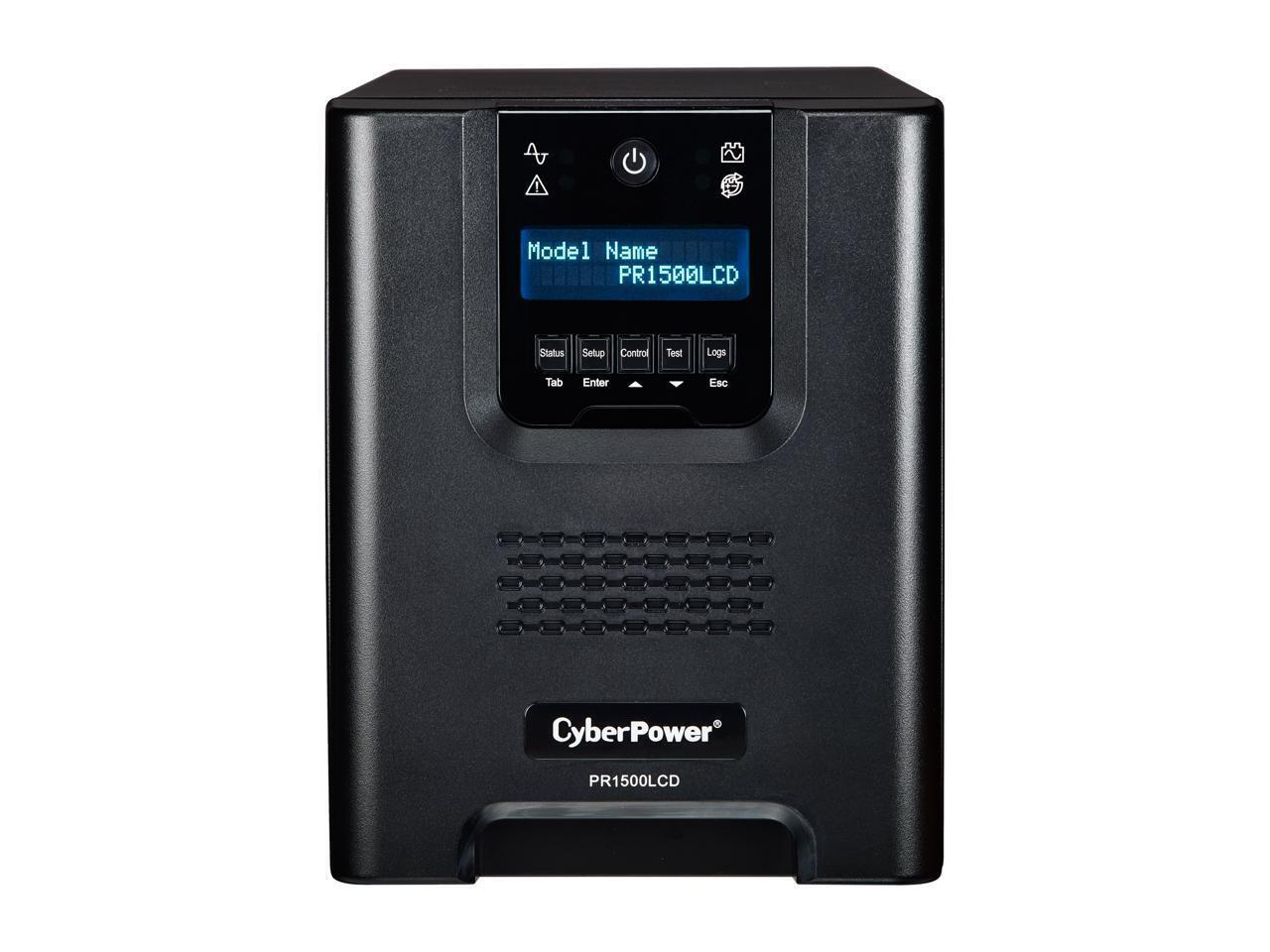 CyberPower Smart App Sinewave PR1500LCD 1500 VA 1050 Watts