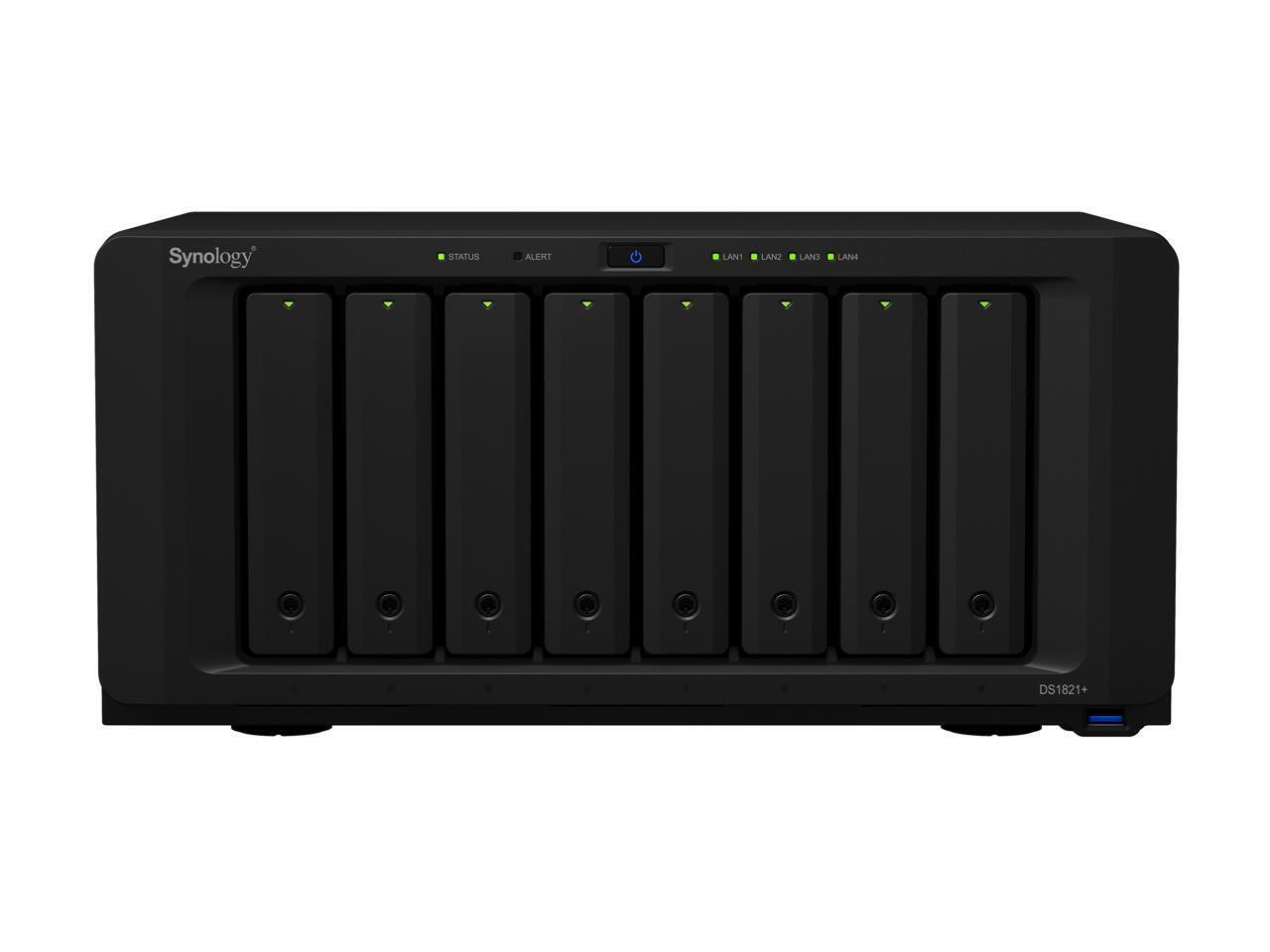 Synology 8 bay NAS DiskStation DS1821+ (Diskless)