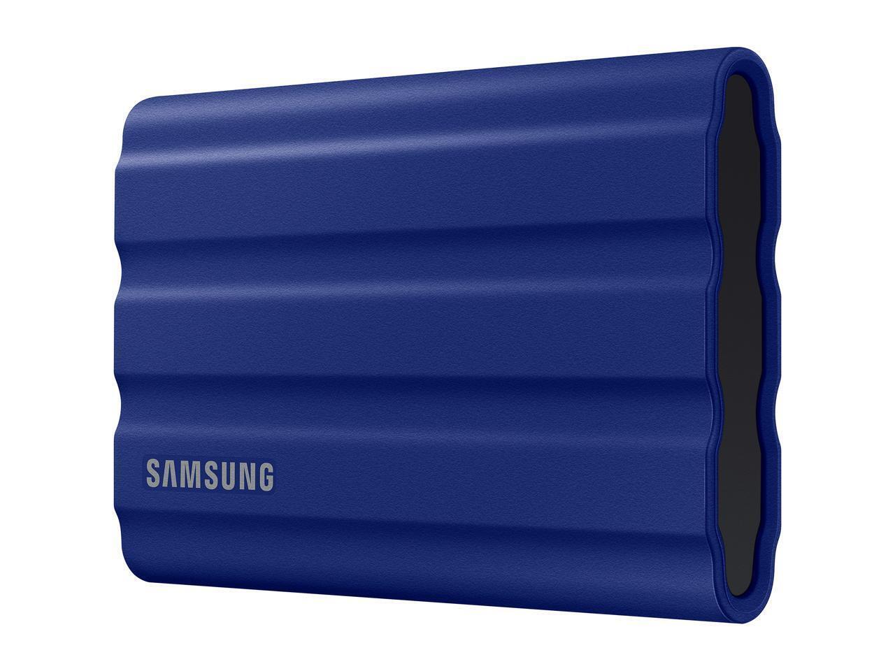 SAMSUNG T7 Shield 2TB USB 3.2 Gen 2 External Solid State Drive  (Blue)