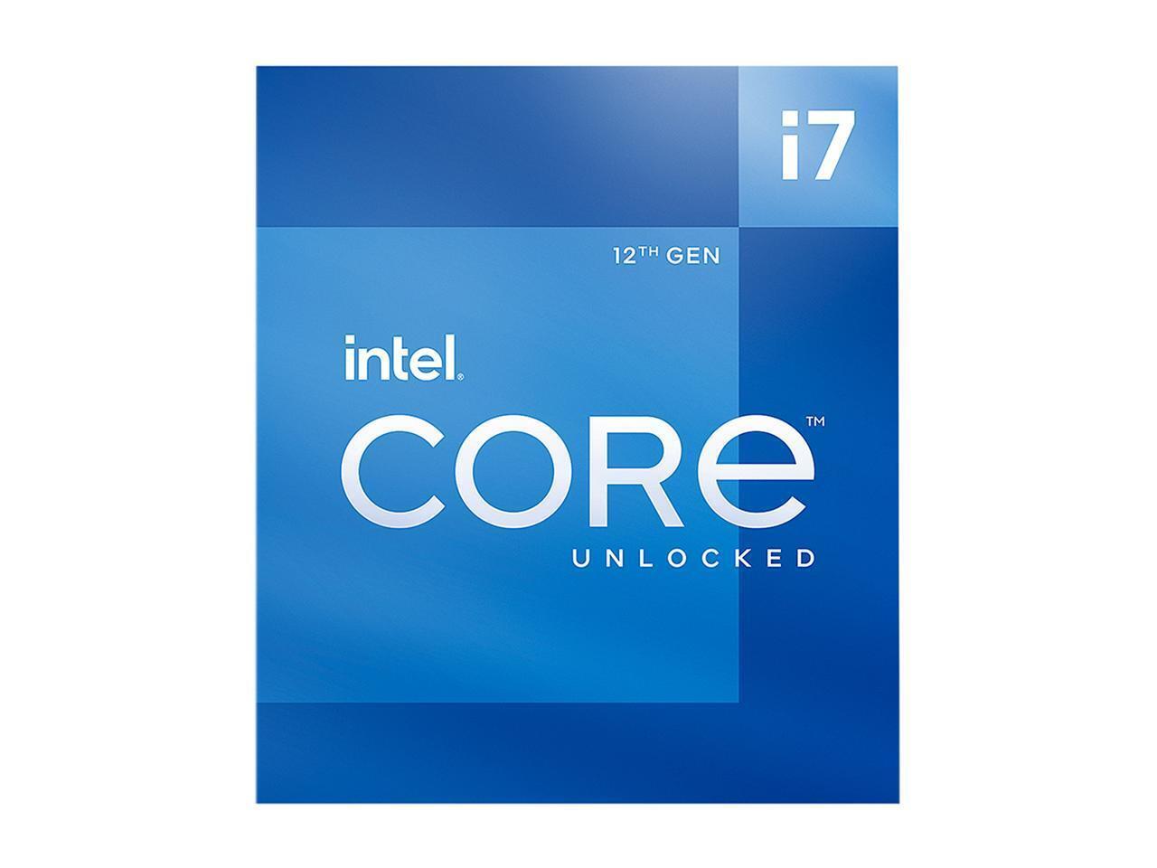 Intel Core i7-12700K - Core i7 12th Gen Alder Lake 12-Core (8P+4E) 3.6 GHz LGA