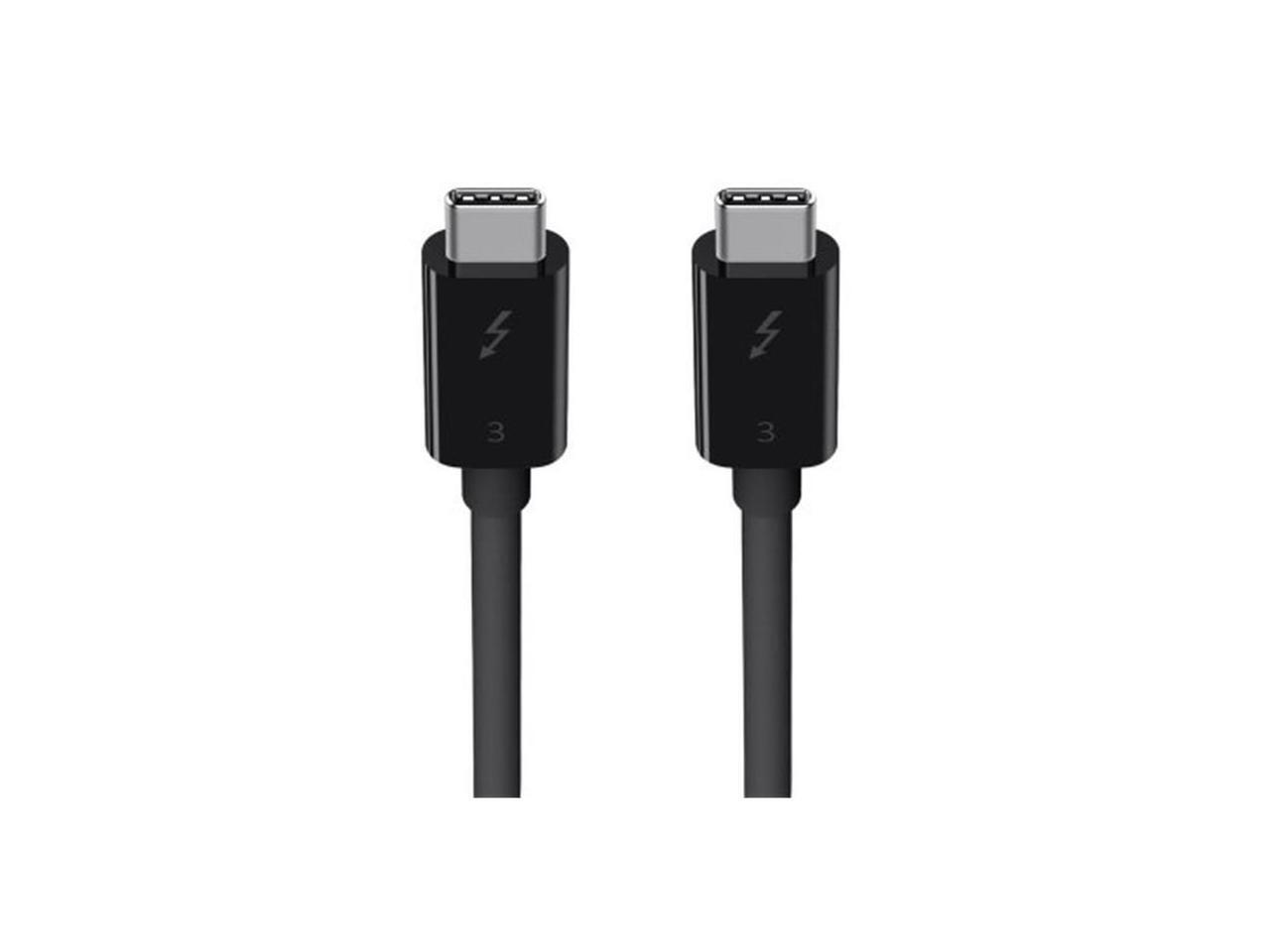 Belkin Components F2CD084BT0.5MBK 0.5M 40Gbits Black Thunderbolt Cable