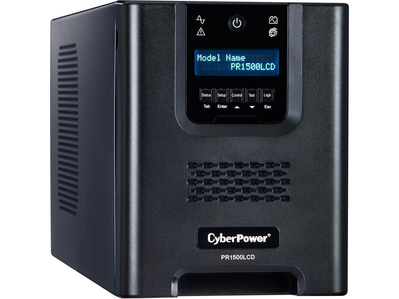 CyberPower Smart App Sinewave PR1500LCD 1500 VA 1050 Watts