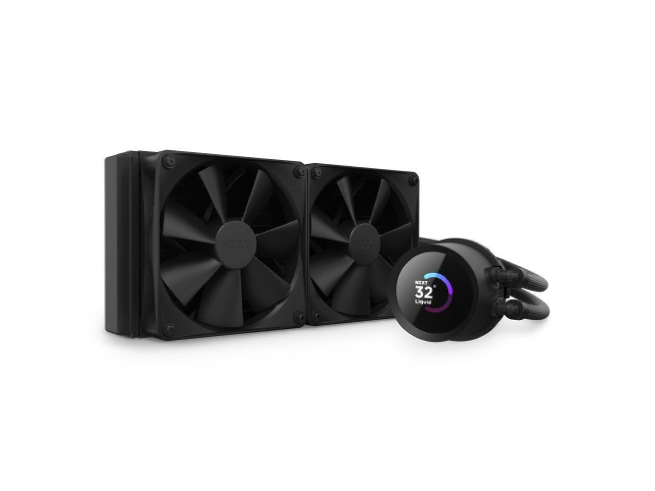 NZXT Kraken 240mm - RL-KN240-B1 – AIO CPU Liquid Cooler - LCD Display