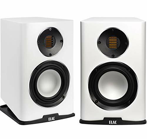 Elac BS243.4-SW Carina Premium Bookshelf Speakers - (Pair) Satin White