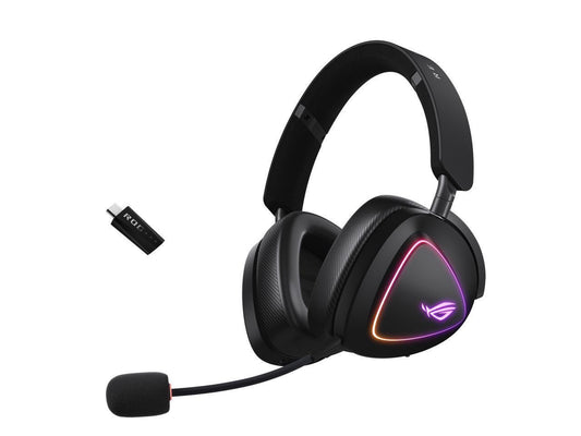 ASUS ROG Delta II Wireless Gaming Headset (50mm Titanium Drivers, ROG SpeedNova,