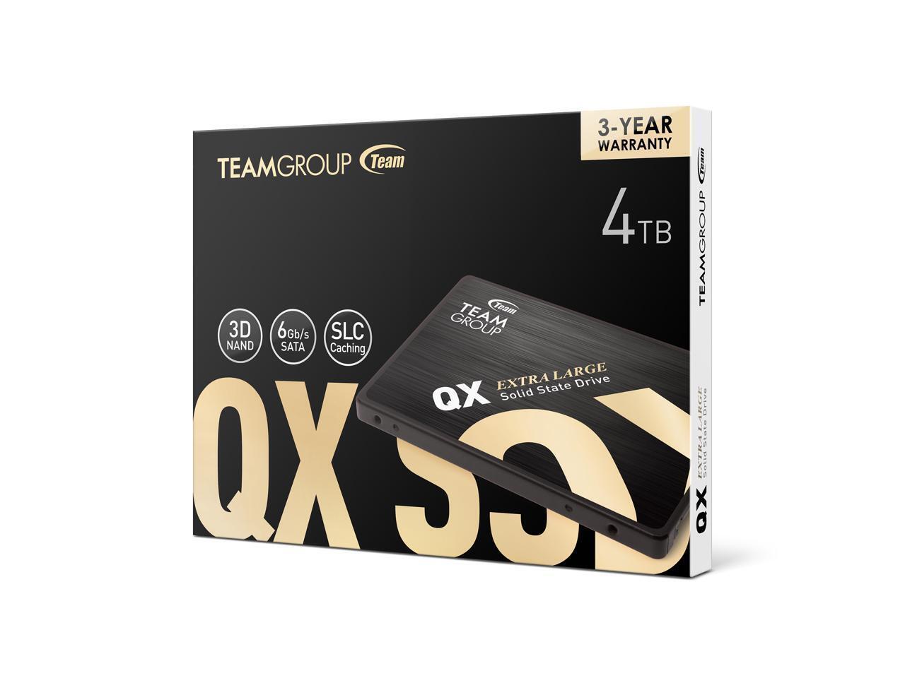 Team Group QX 2.5" 4TB SATA III 3D NAND Internal (SSD)