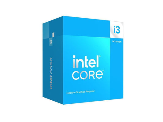 Intel Core i3-14100F - Core i3 14th Gen Raptor Lake 4-Core (4P+0E) Performance