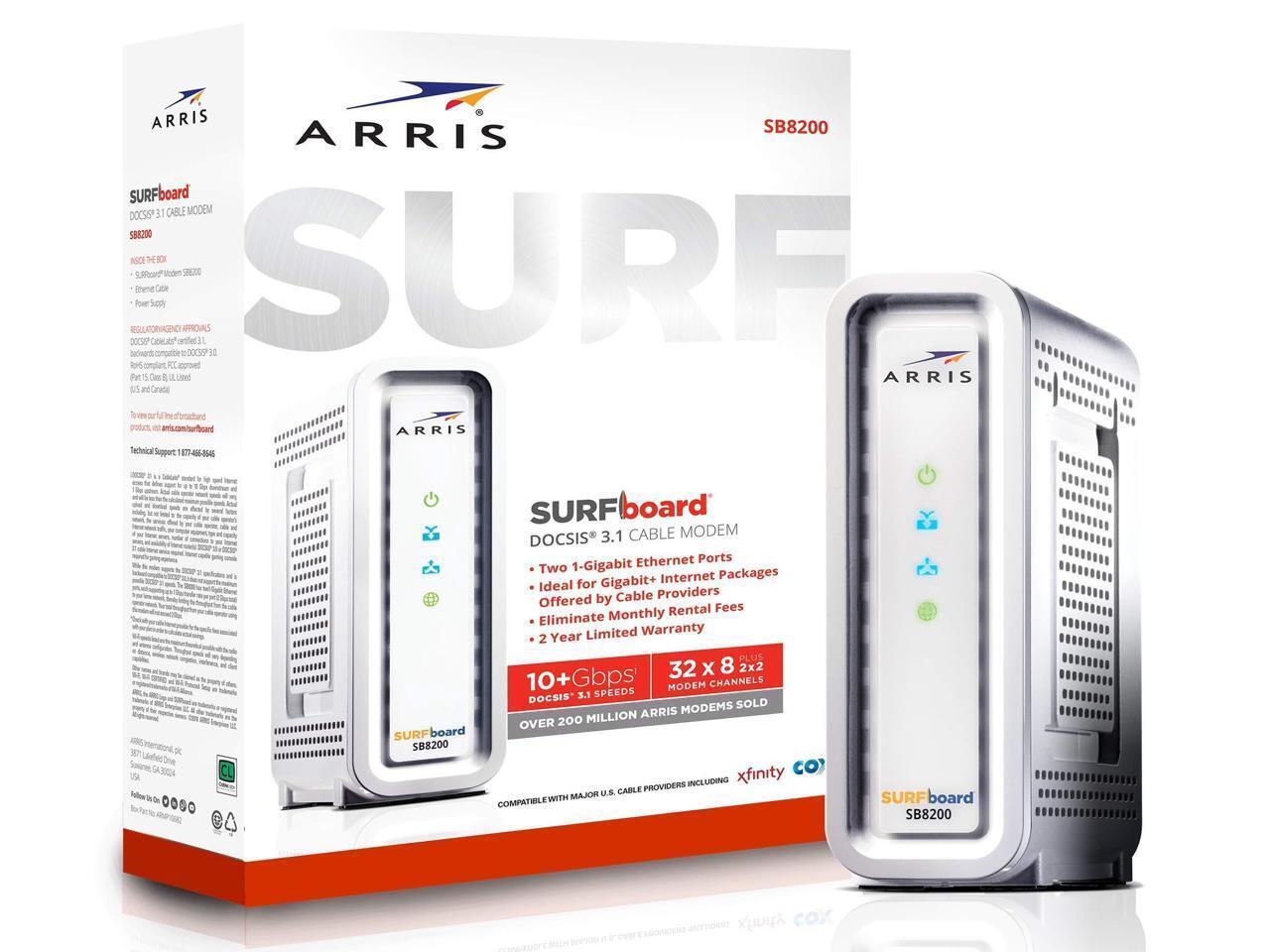 Arris SB6190 SURFboard DOCSIS 3.0 Cable Modem - White