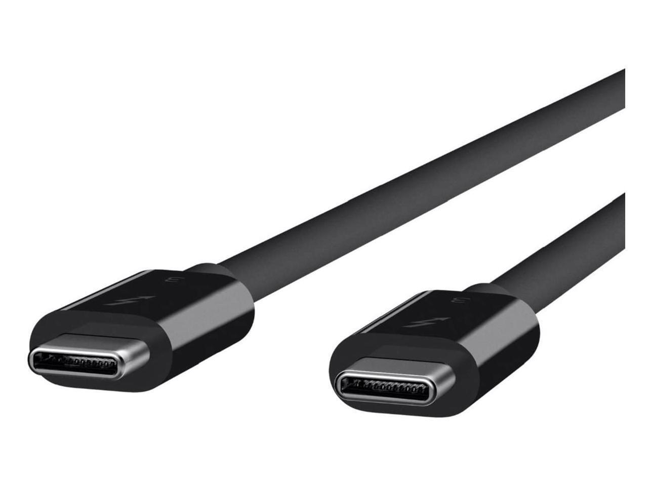 Belkin Components F2CD084BT0.5MBK 0.5M 40Gbits Black Thunderbolt Cable