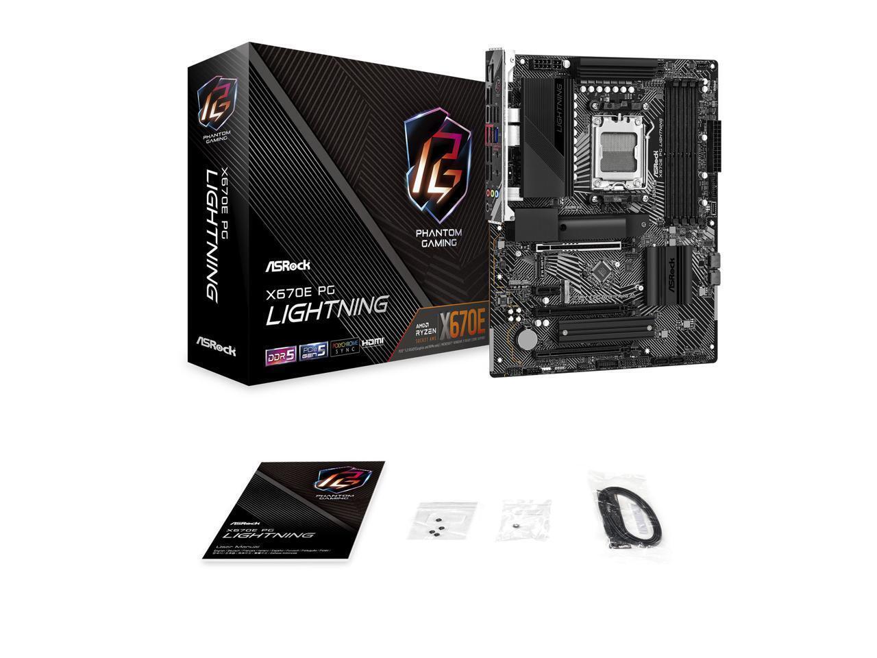 ASRock X670E PG Lightning AM5 ATX Mainboard