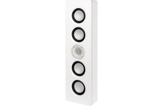 Elac Muro OW-V41L-W Dual 4” Aluminum Woofers On-Wall LCR Speaker in White, Each