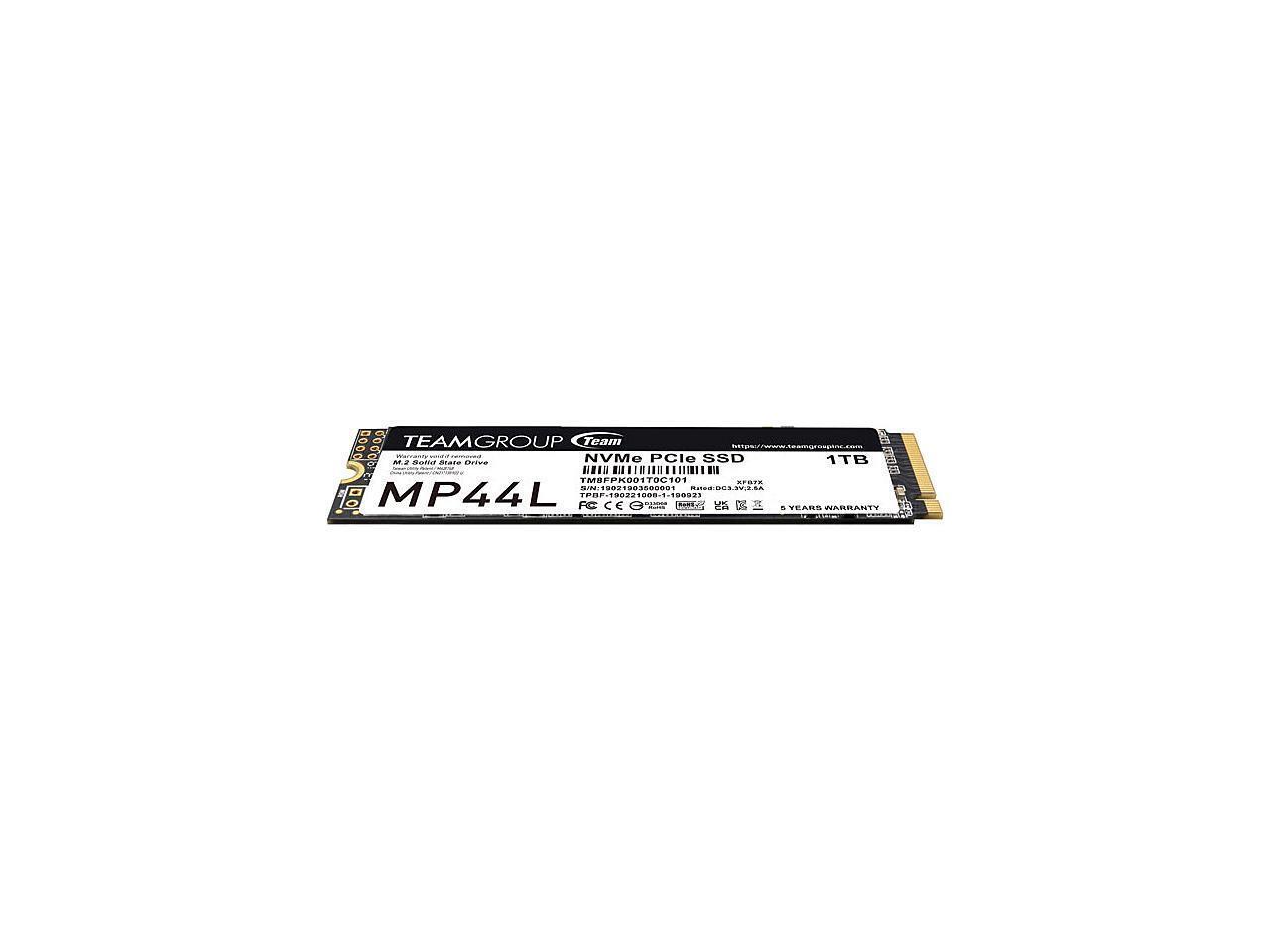 Team Group MP44L M.2 2280 1TB PCIe 4.0 x4 with NVMe 1.4 TLC