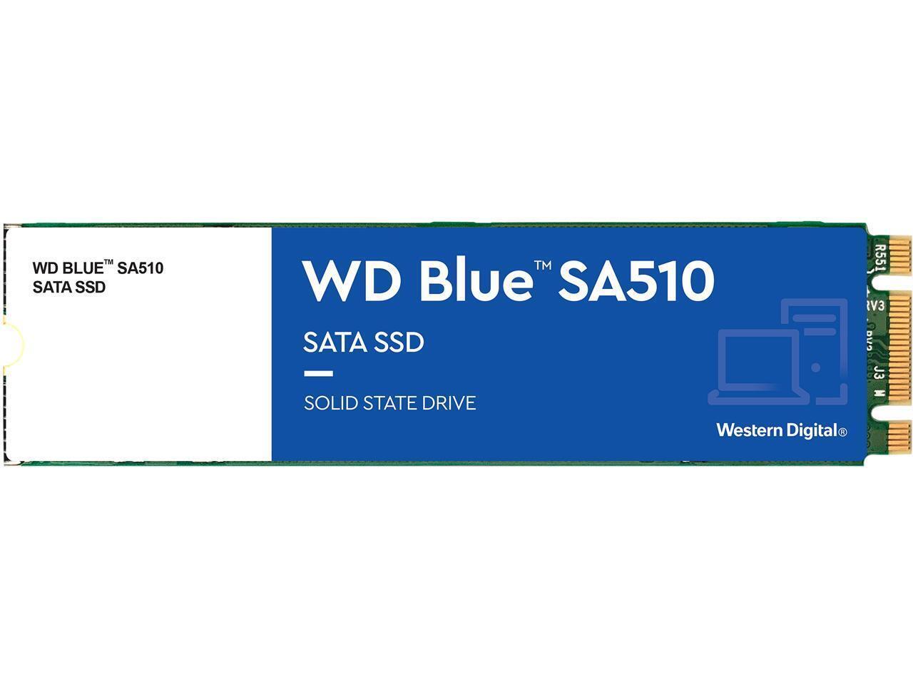 WD Blue 500GB SA510 M.2 Internal Solid State Drive SSD - WDS500G3B0B