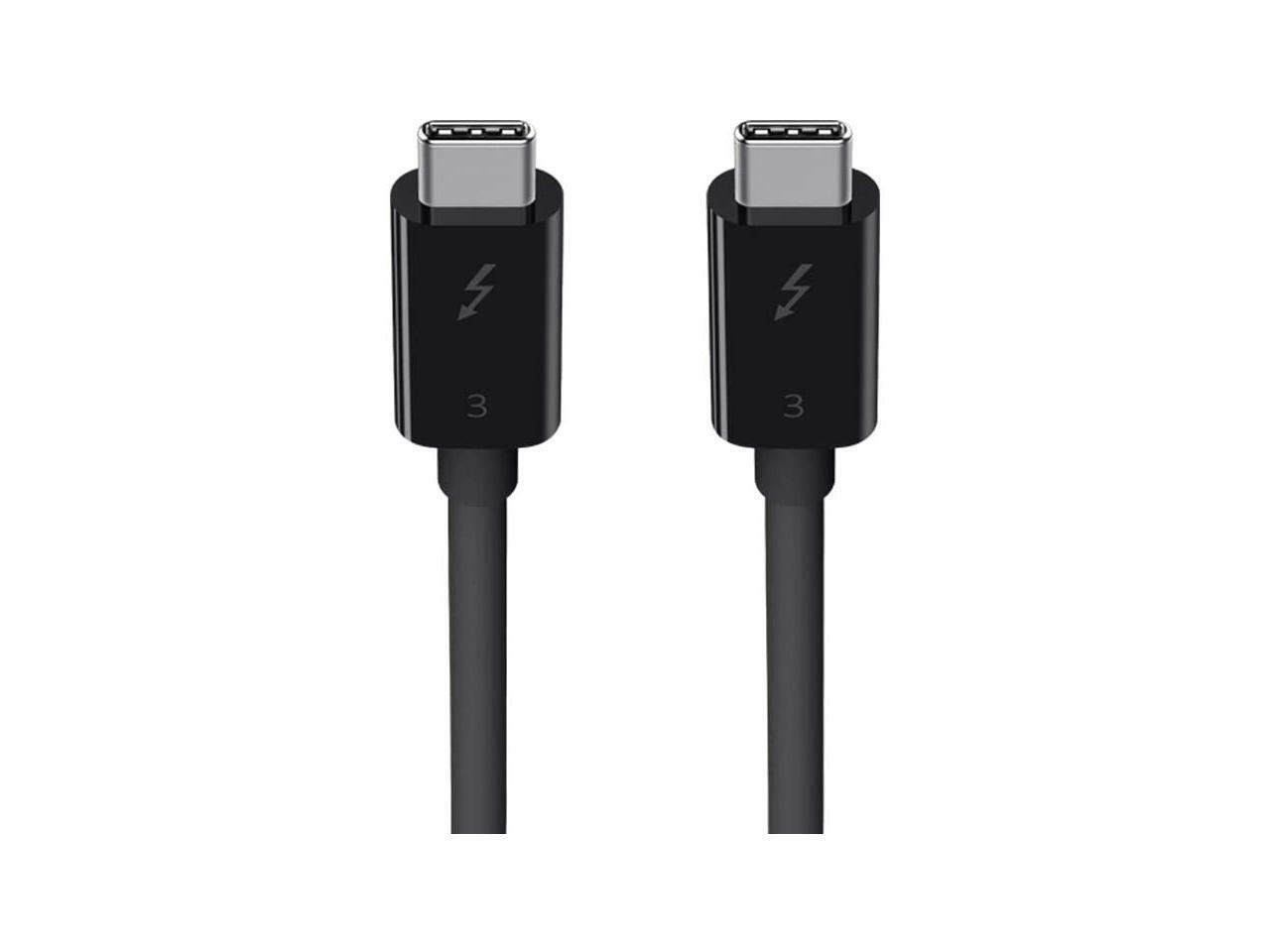 Belkin Components F2CD084BT0.5MBK 0.5M 40Gbits Black Thunderbolt Cable