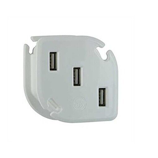 GE Pro 3-USB Portable Wall Charger, Wrap-n-Charge, Built-in Cable Management, F