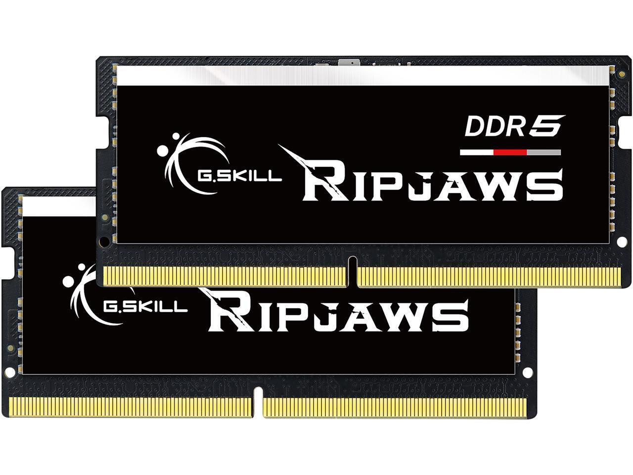 G.SKILL Ripjaws SO-DIMM 32GB (2 x 16GB) 262-Pin DDR5 SO-DIMM DDR5