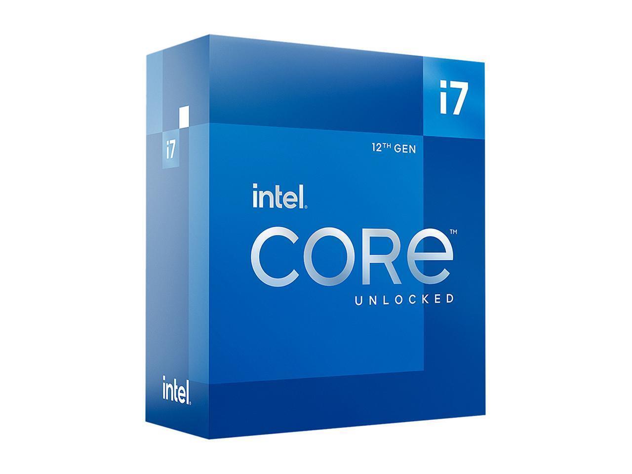 Intel Core i7-12700K - Core i7 12th Gen Alder Lake 12-Core (8P+4E) 3.6 GHz LGA