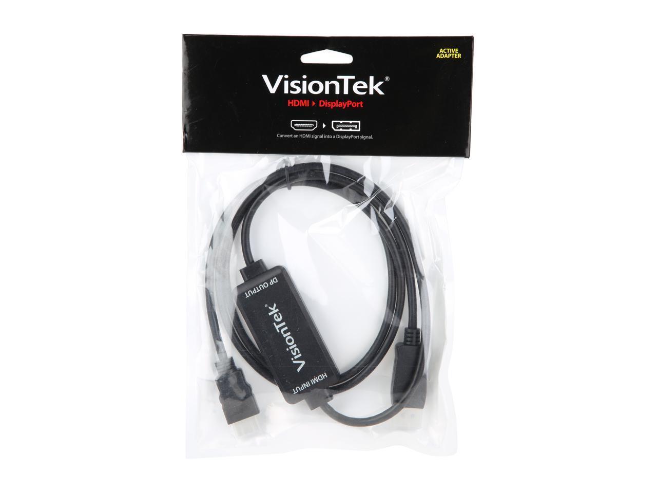 VisionTek 900822 4.92 ft. (1.5m) Black Connector A: 1 x HDMI MaleConnector B: 1