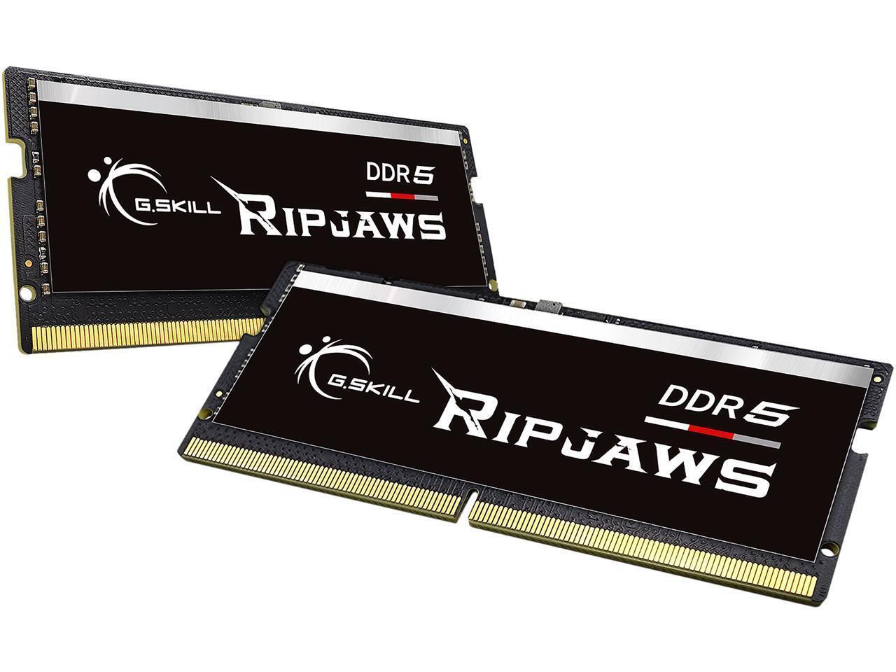 G.SKILL Ripjaws SO-DIMM 32GB (2 x 16GB) 262-Pin DDR5 SO-DIMM DDR5