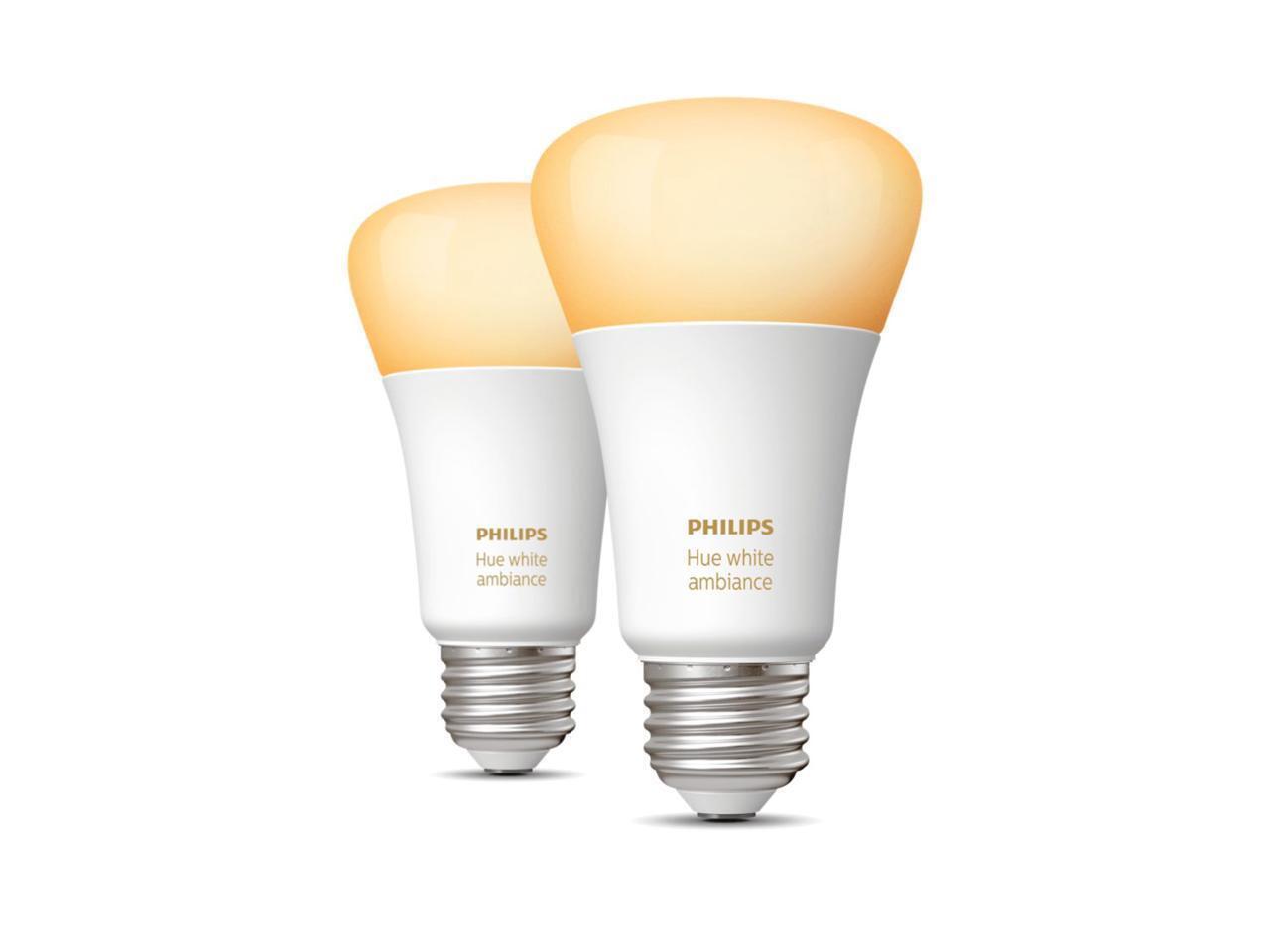 Philips Hue A19 - E26 smart bulb - 60 W (2-pack)