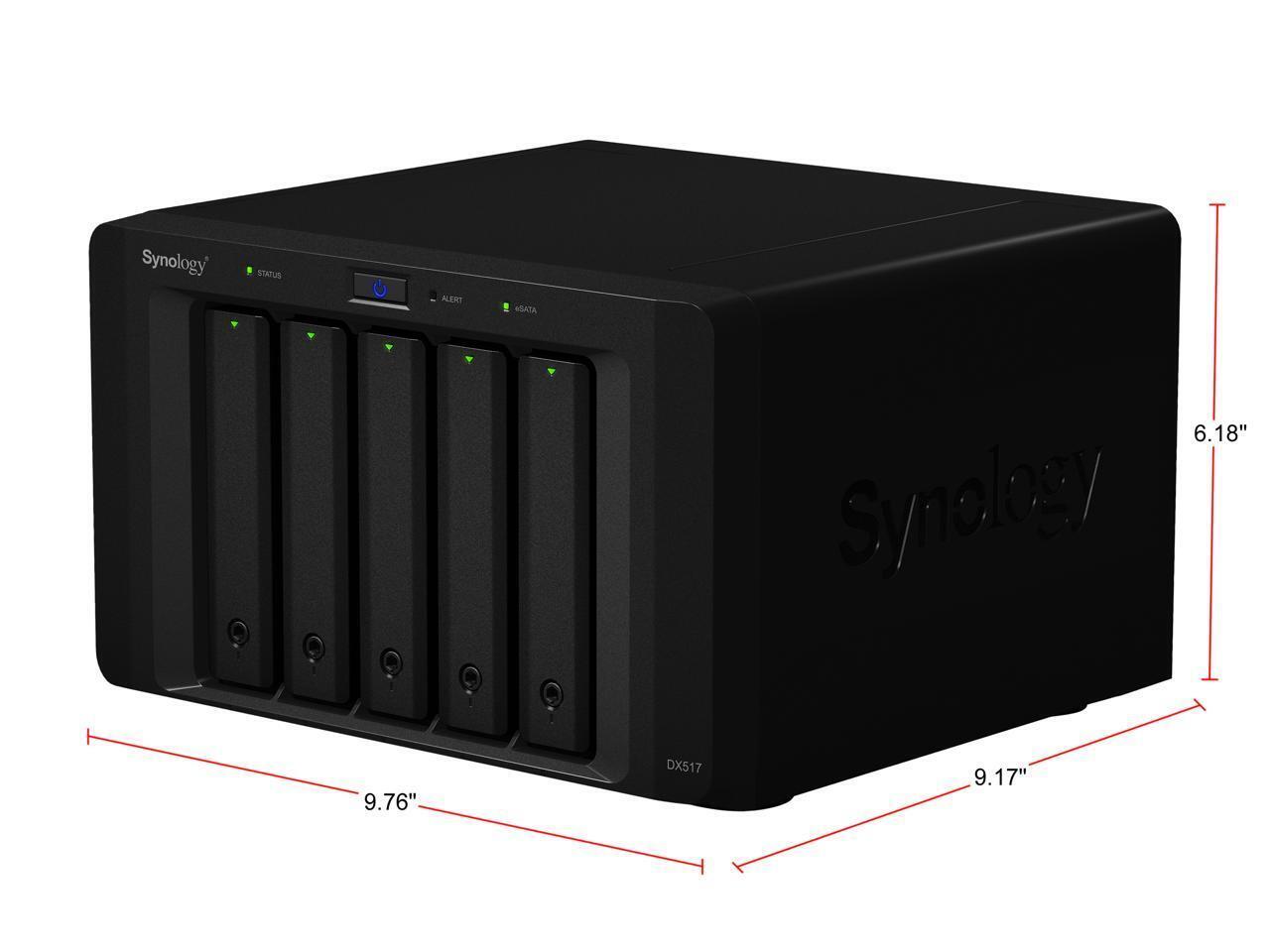 Synology DX517 Diskless System Effortless Capacity Expansion for Synology