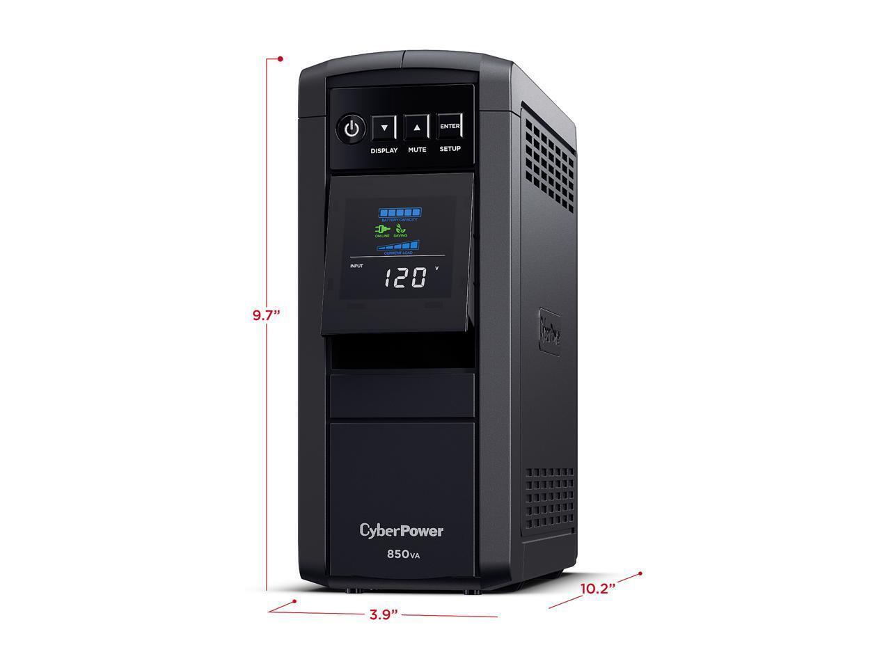 CyberPower CP850PFCLCD PFC Sinewave UPS 850 VA 510 Watts PFC