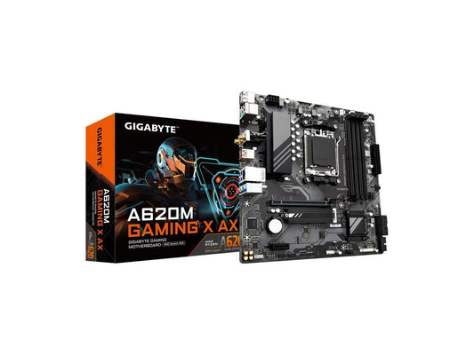 GIGABYTE A620M GAMING X AX (Rev. 1.1) AM5 LGA 1718 AMD A620 M-ATX, DDR5