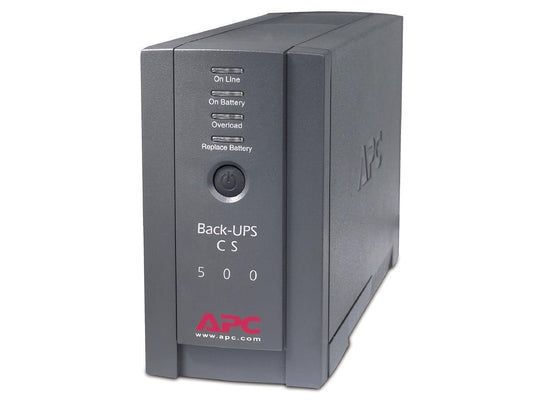 APC Back-UPS BK500BLK 500 VA 300 Watts 6 Outlets UPS