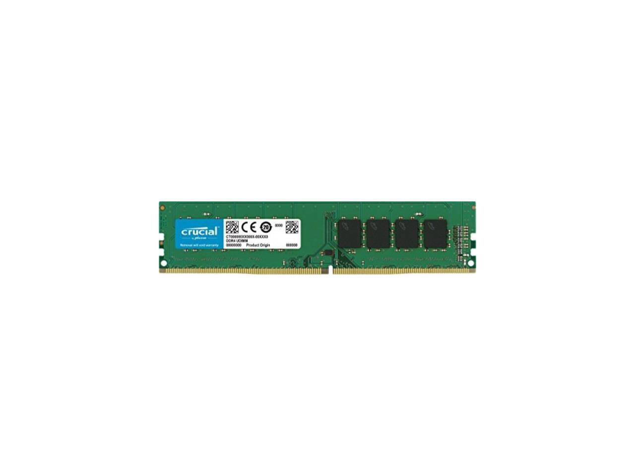 Crucial CT8G4DFS824A 8Gb Pc4-19200 2400 Ddr4 Dimm Unbuff Cl17 Mt/S Dr X8 288Pin