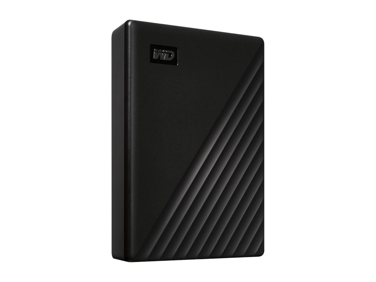 WD 5TB My Passport Portable Storage External Hard Drive USB 3.2 for PC/MAC Black