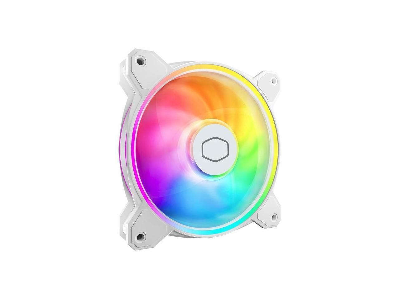 Cooler Master MasterFan MF120 Halo² White PC Case|Liquid Cooler|Air Cooler Fan