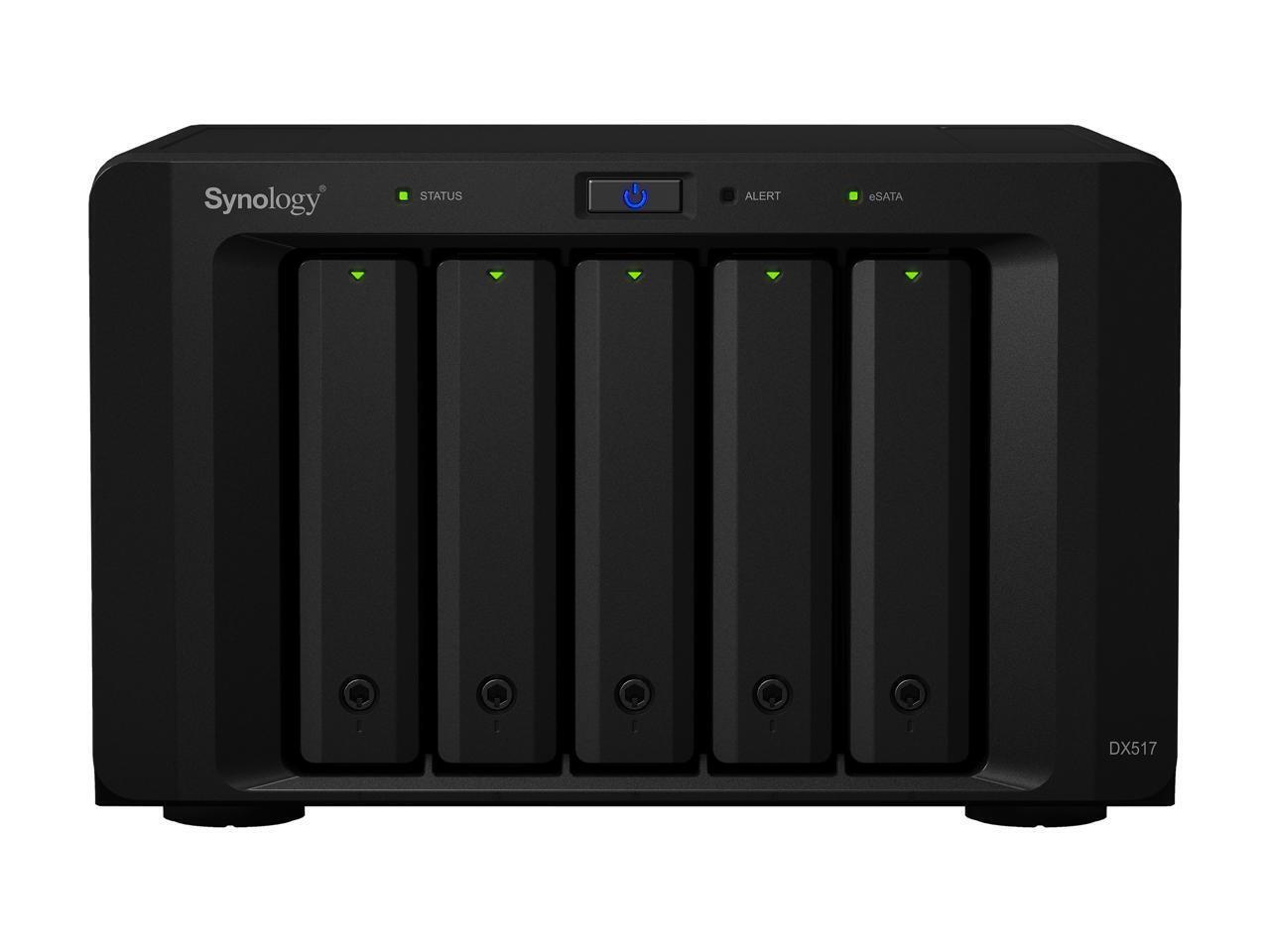 Synology DX517 Diskless System Effortless Capacity Expansion for Synology