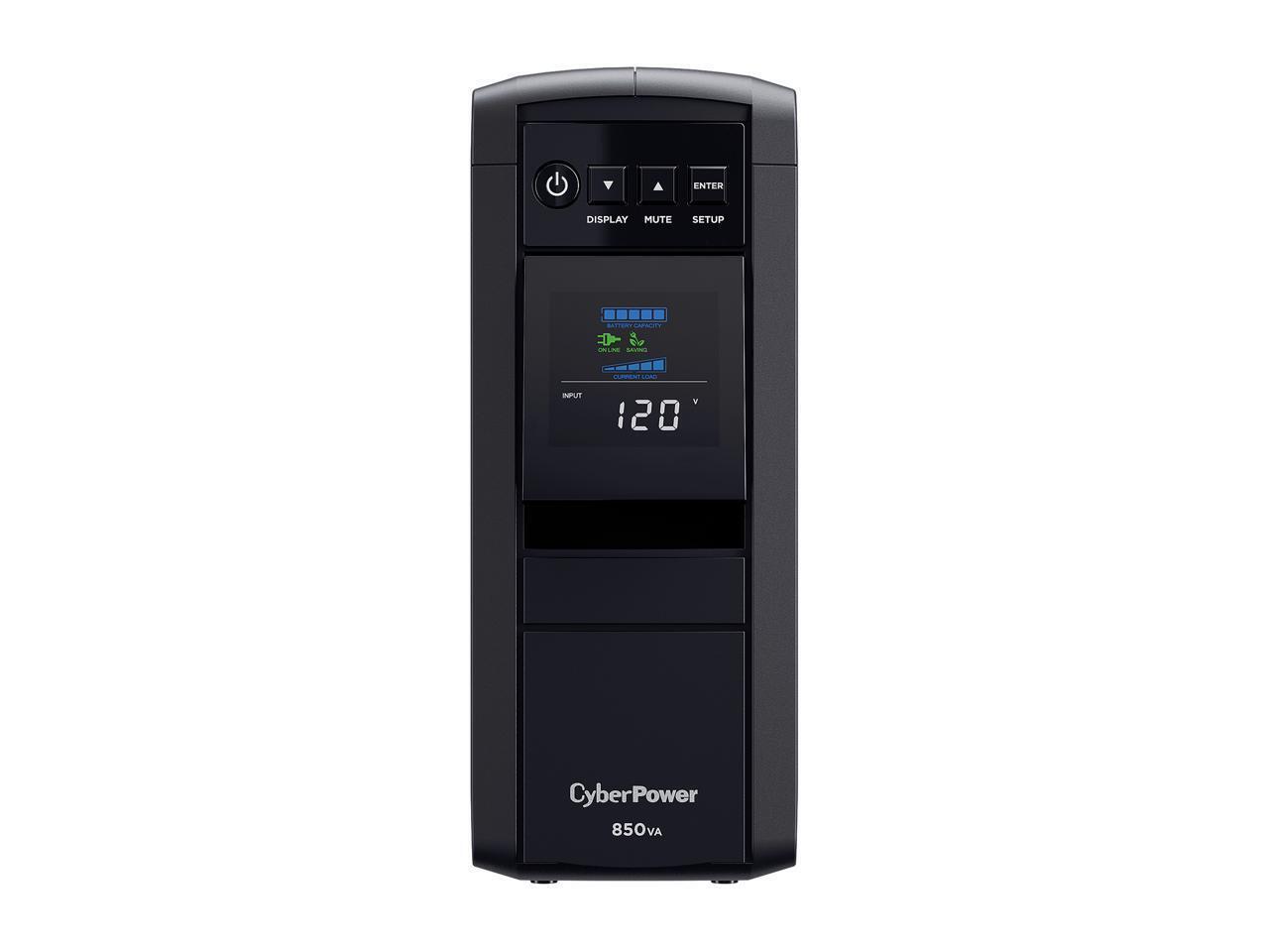 CyberPower CP850PFCLCD PFC Sinewave UPS 850 VA 510 Watts PFC