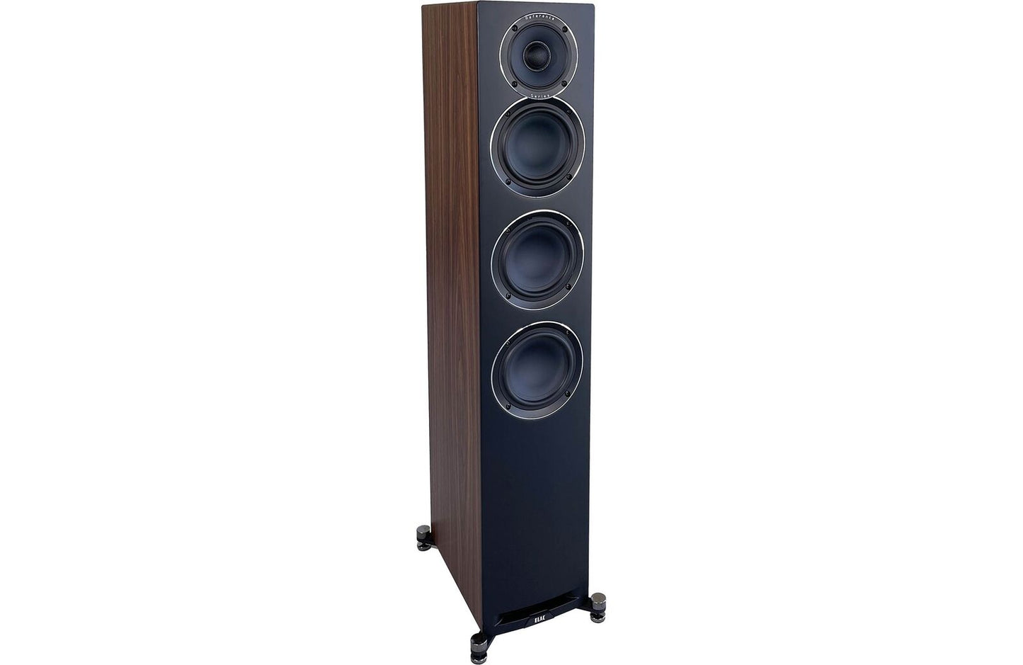 ELAC Uni-Fi Reference UFR52 Floor-Standing Speaker (Black ,Walnut Sides) each