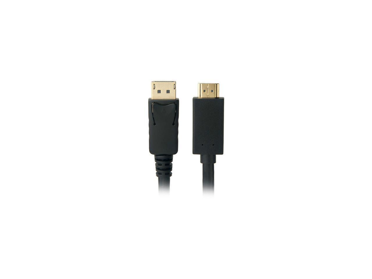 Omni Gear DP-10-HDMI 10 ft. Black DisplayPort to HDMI Cable