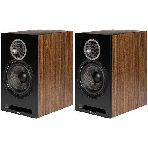 ELAC DBR62-BK Debut Reference DBR62 2-Way Bookshelf Speaker-Pair (Black/Walnut)