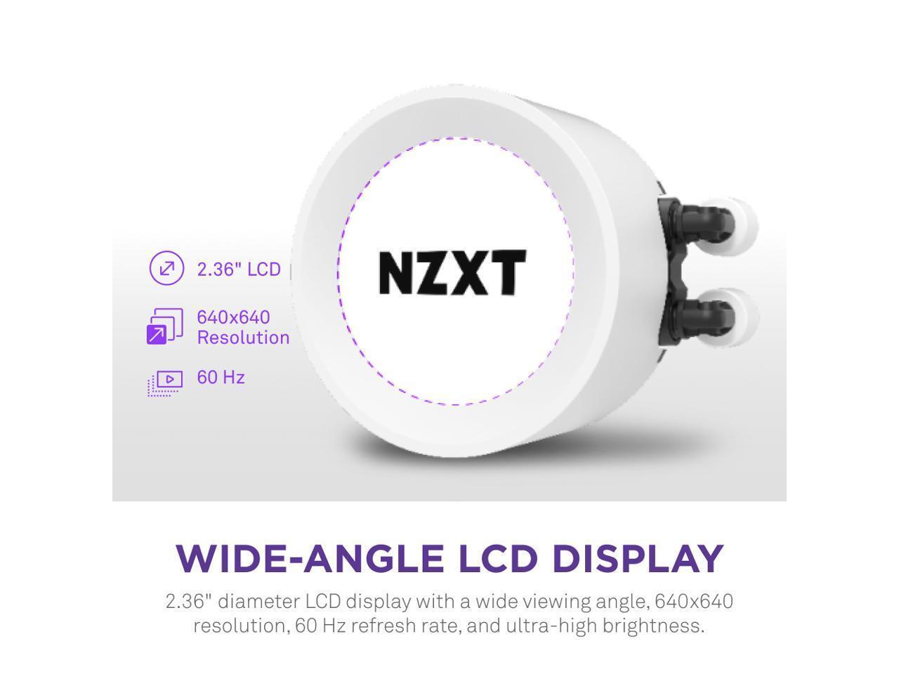 NZXT Kraken Elite RGB 280mm - RL-KR28E-W1 RGB AIO CPU Liquid Cooler