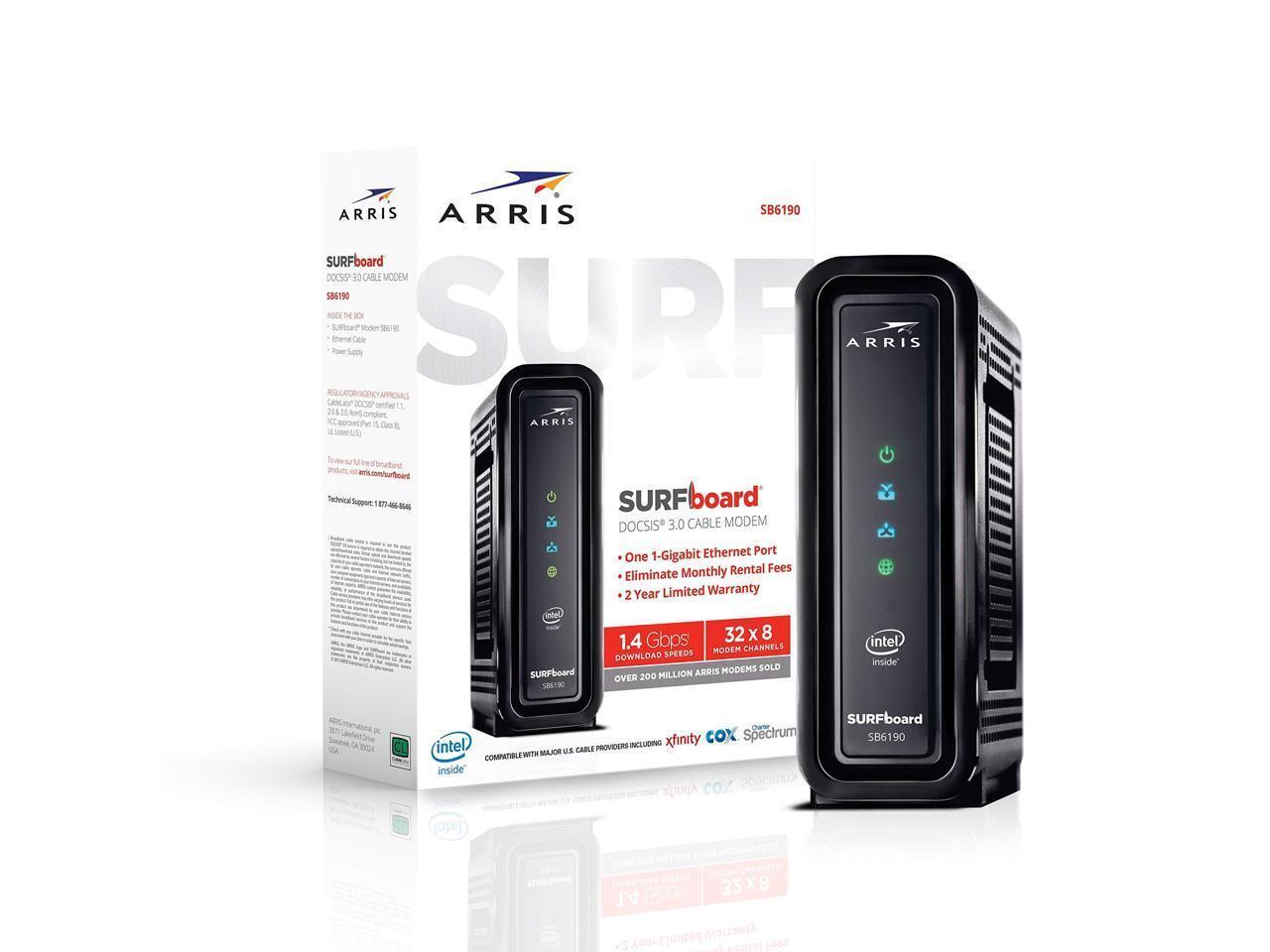 Arris SB6190 SURFboard DOCSIS 3.0 Cable Modem - White