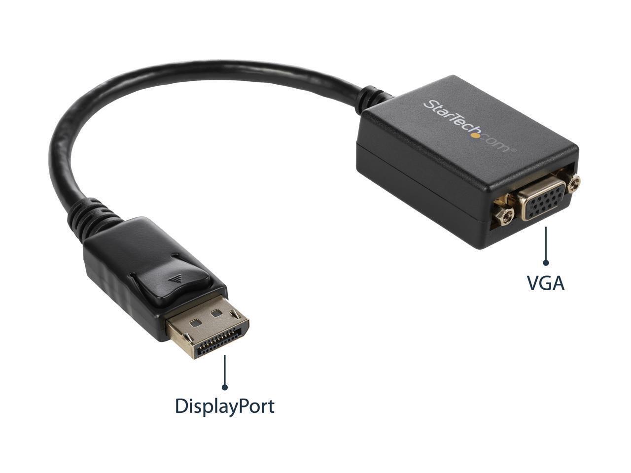 StarTech.com DP2VGA2 DisplayPort To VGA Adapter - Active - 1080p - DP to VGA