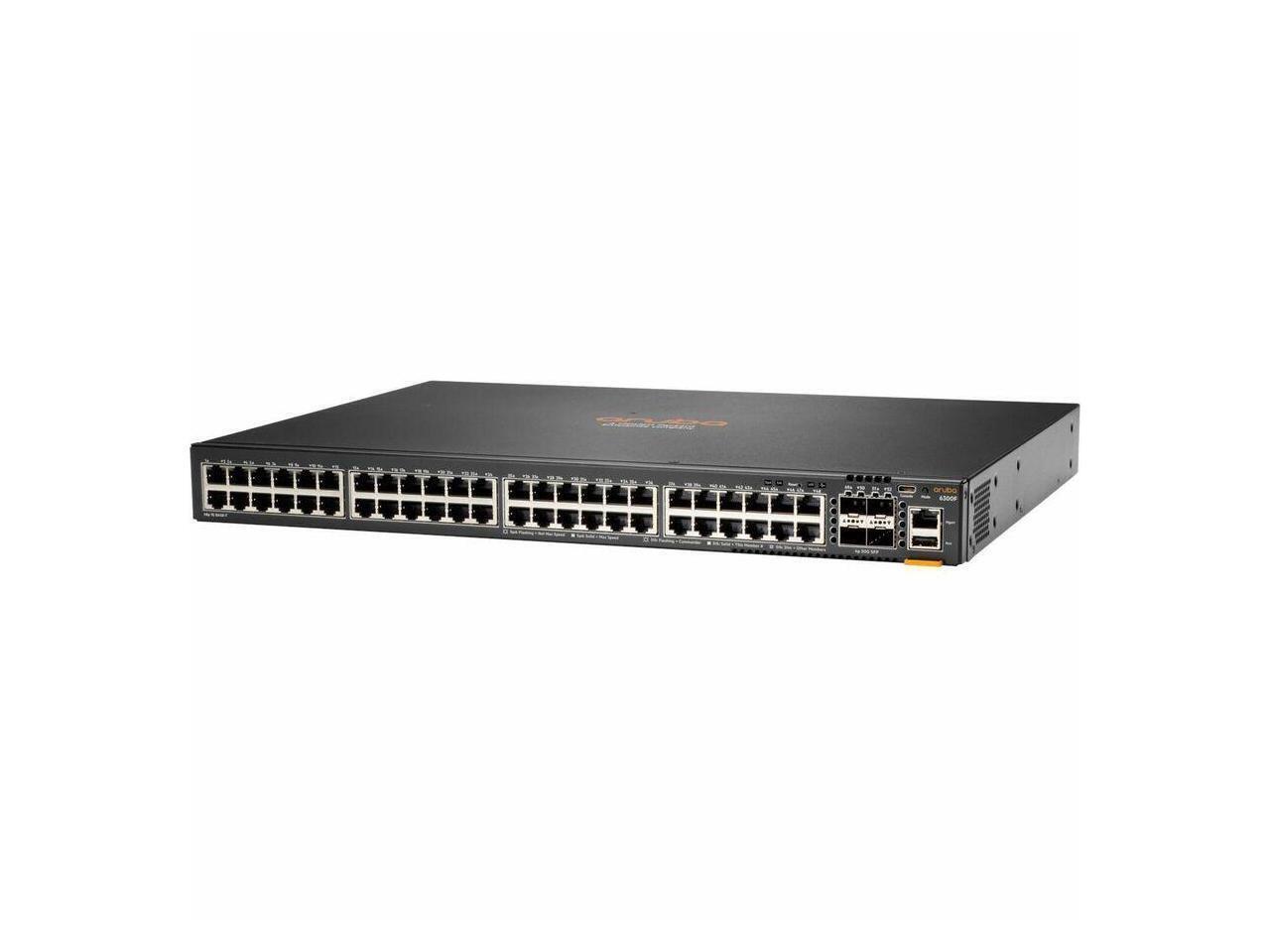 Aruba CX 6300F 48-port 1GbE and 4- port SFP56 Switch - 48 Ports - Manageable -