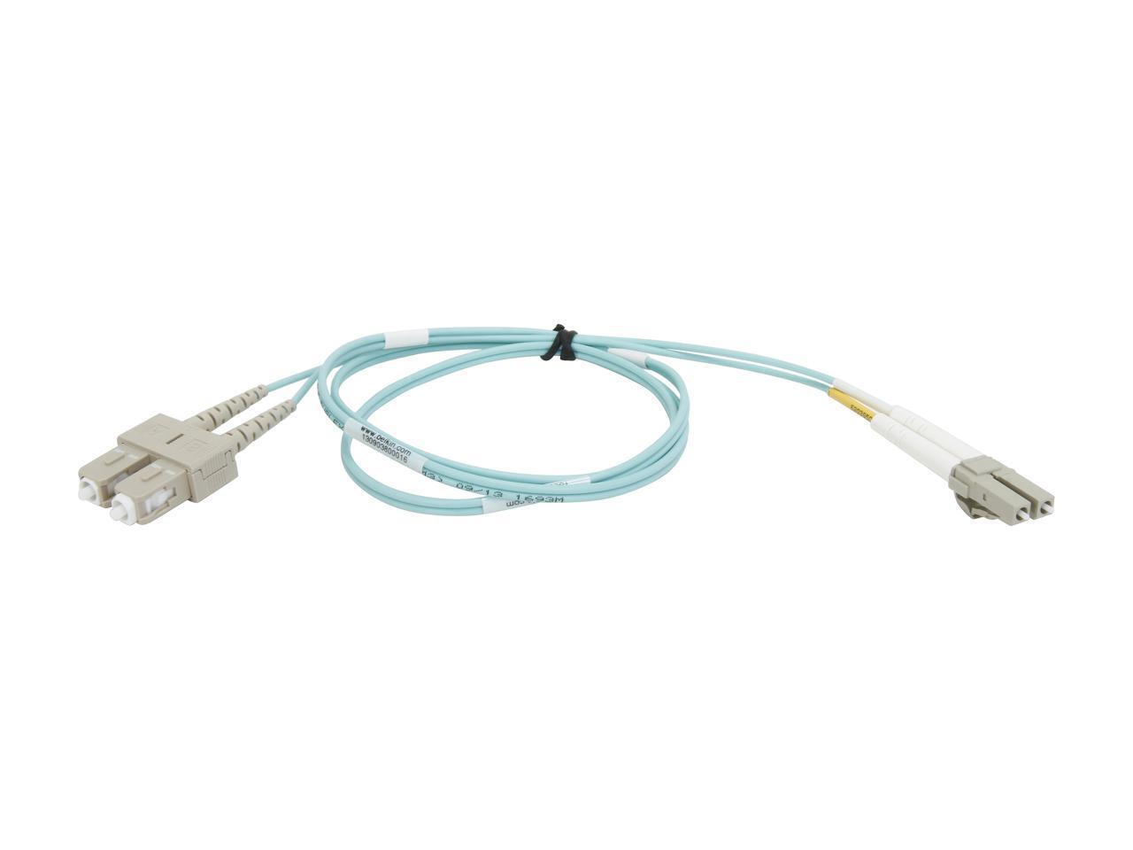 Belkin F2F402L7-01M-G 3.3 feet (1m) Patch Cable 10 Gig Aqua 50/125 LC/SC Male to