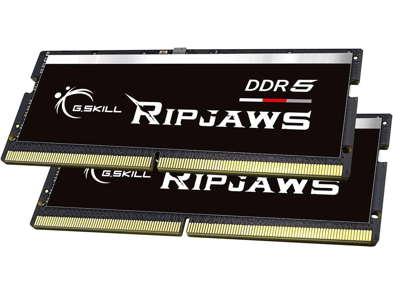 G.SKILL Ripjaws SO-DIMM 32GB (2 x 16GB) 262-Pin DDR5 SO-DIMM DDR5