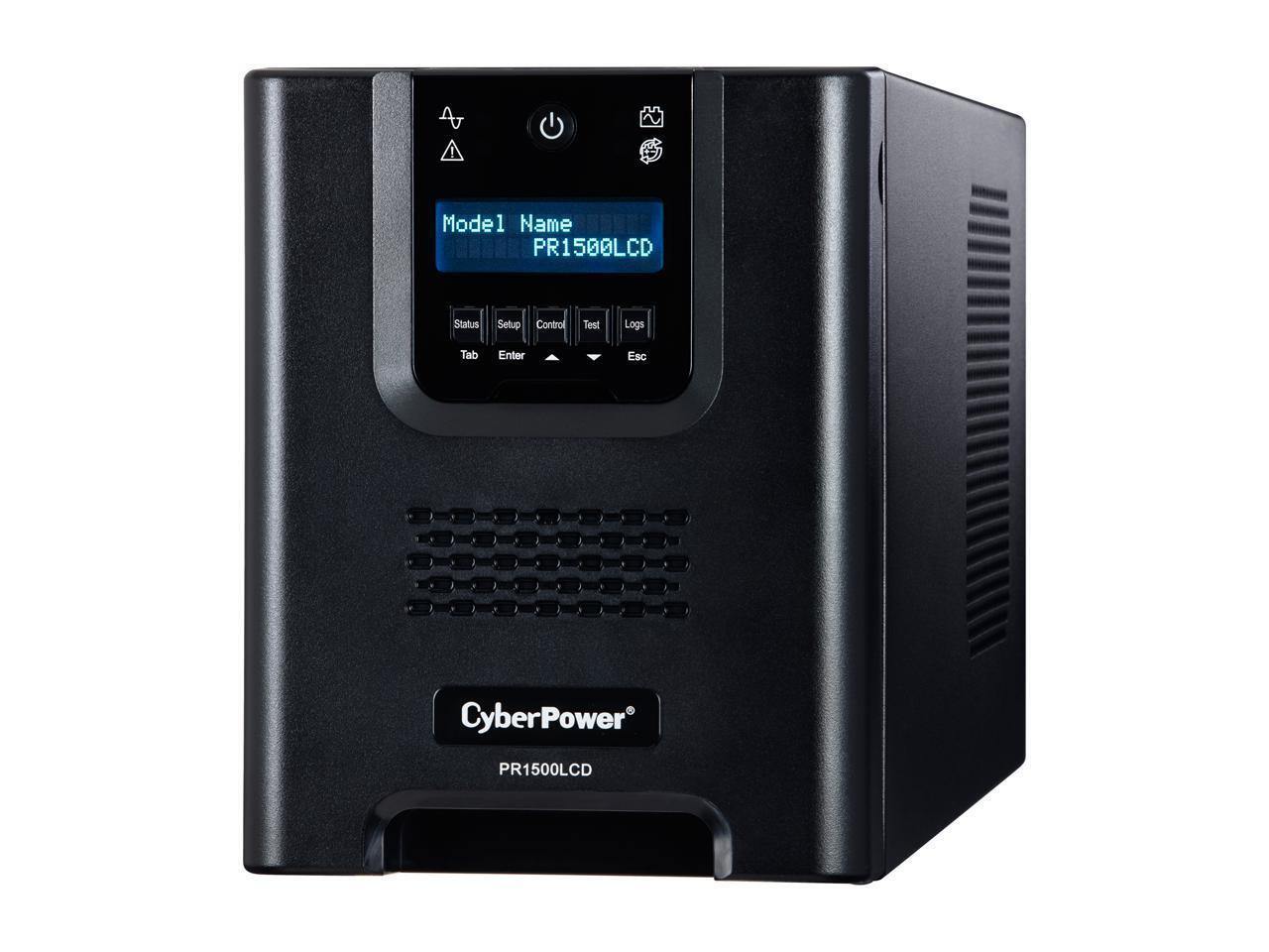 CyberPower Smart App Sinewave PR1500LCD 1500 VA 1050 Watts