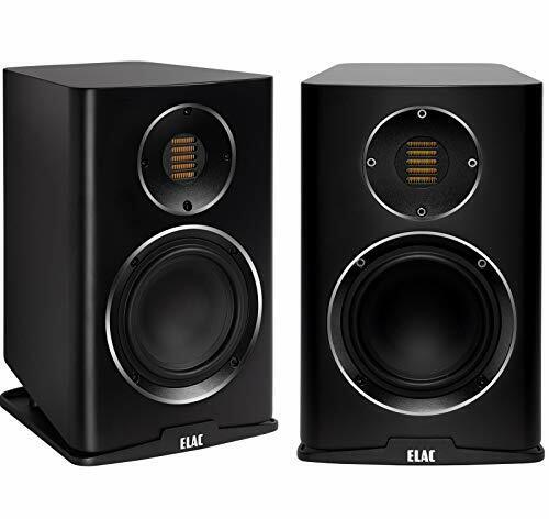 Elac BS243.4-SB Carina Premium Bookshelf Speakers - (Pair) Satin Black